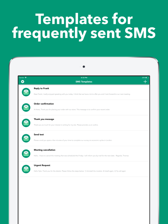 Screenshot #4 pour SMS Templates - Text Messages