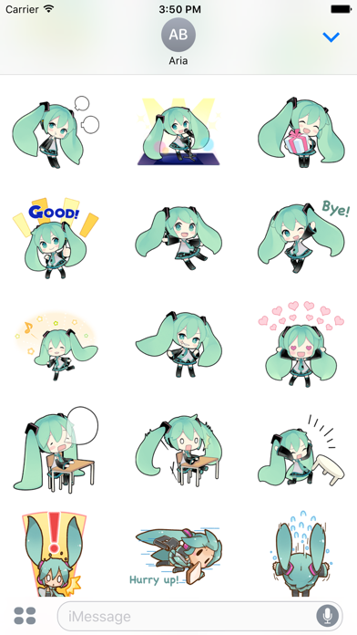 Screenshot #2 pour Miku And Team HD Sticker