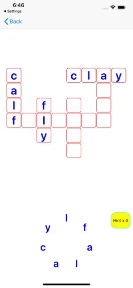 Game screenshot Expanding crossword puzzle apk