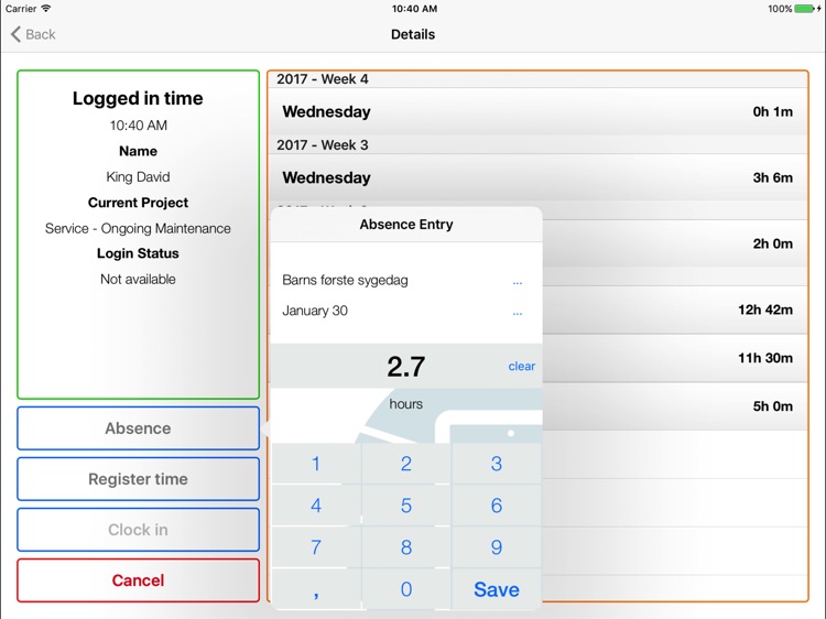 Service "for iPad" screenshot-3