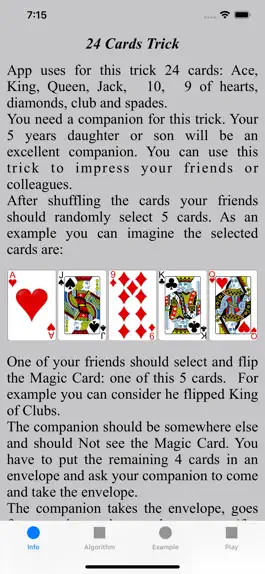 Game screenshot 24 Cards Trick apk