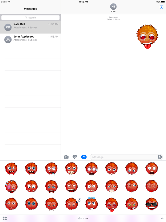 Screenshot #4 pour Drôle emoticons - Autocollants