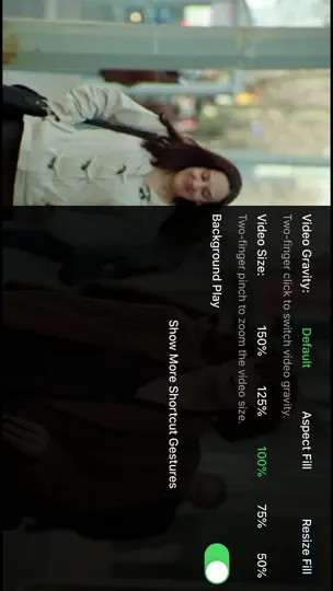 Captura de pantalla de APlayer - Alook Player en iPhone 7