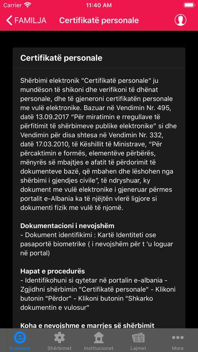 e-Albania Screenshot