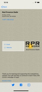 Real Presence Radio screenshot #3 for iPhone