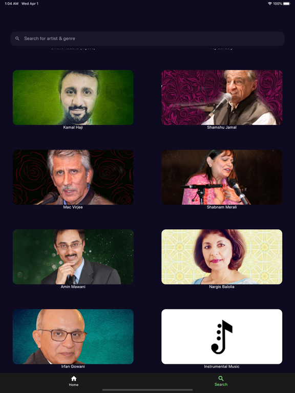 JollyGul On-Demand iPad screenshot 2 - Music app