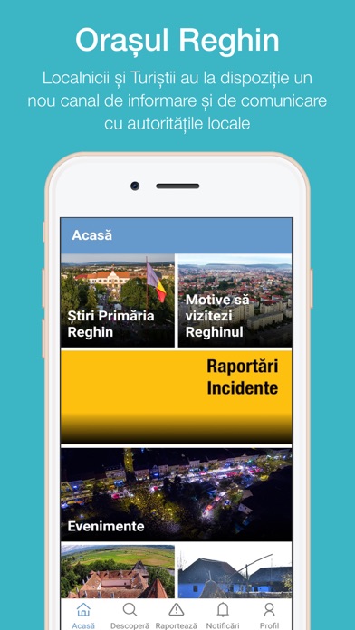 Reghin City App Screenshot