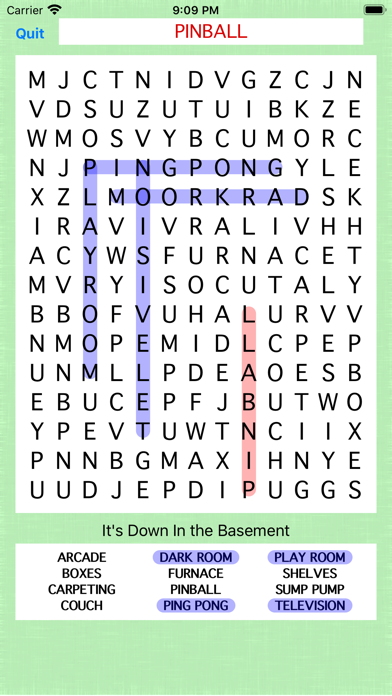 Bright Word Search Screenshot