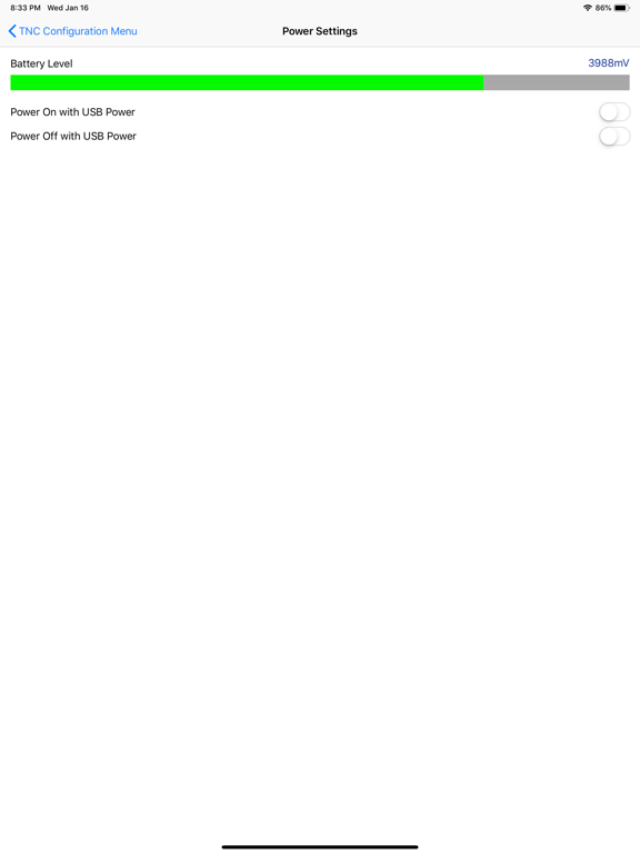 Mobilinkd Config App iPad screenshot 5 - Utilities app