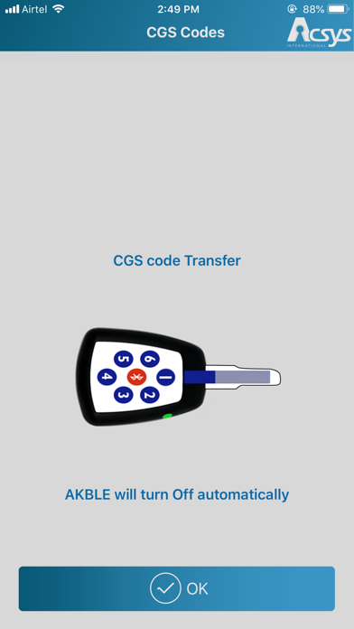 Acsys Mobile App Screenshot