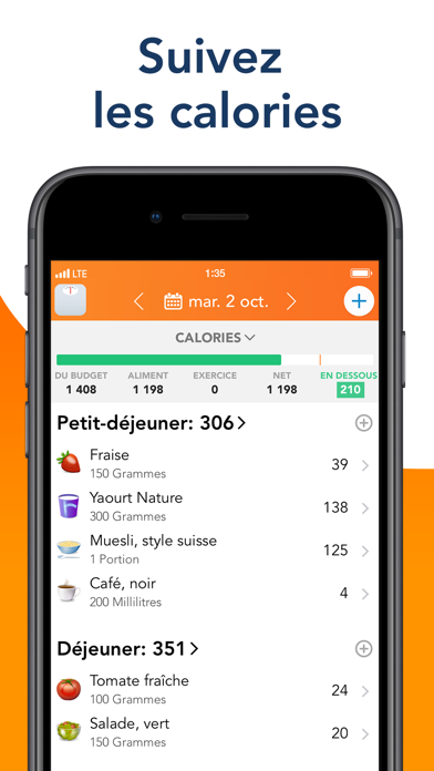 Screenshot #1 pour Lose It! – Calorie Counter