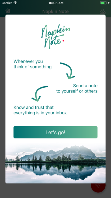 How to cancel & delete Napkin Note - email yourself from iphone & ipad 2