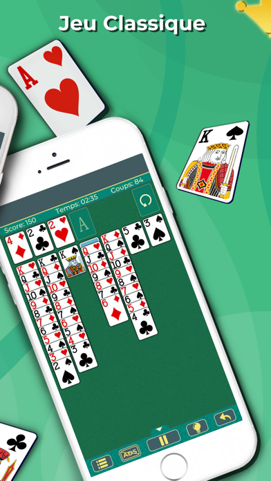 Screenshot #2 pour Solitaire Klondike Classique.