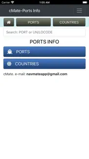 cmate-ports info iphone screenshot 1