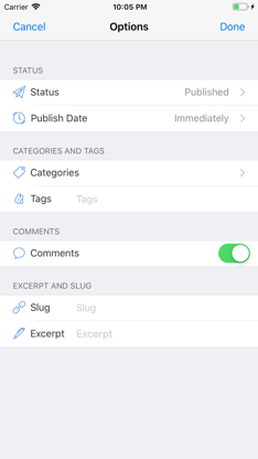 BlogTouch for Wordpress.com screenshot 5