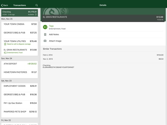 SMBT Mobile iPad screenshot 3 - Finance app