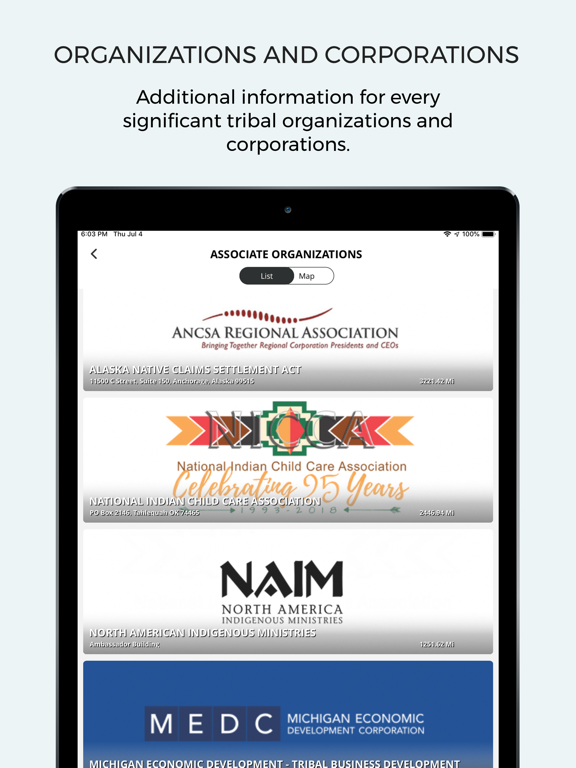 TeePee - Indigenous Directory iPad screenshot 5 - Reference app