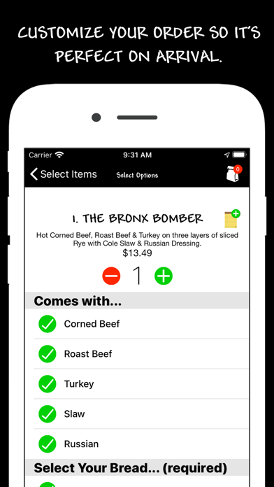 Gruby's NY Deli Screenshot