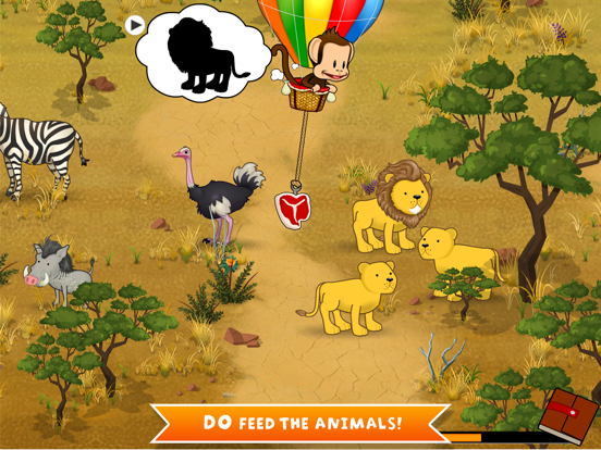 Monkey Preschool Animals iPad app afbeelding 2