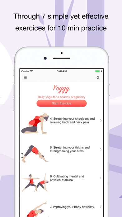 Yoggy: pregnancy yoga workouts Screenshot