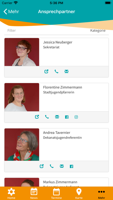 Ev. Jugend Ludwigshafen Screenshot