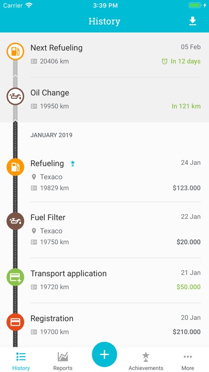 Drivvo - Car management