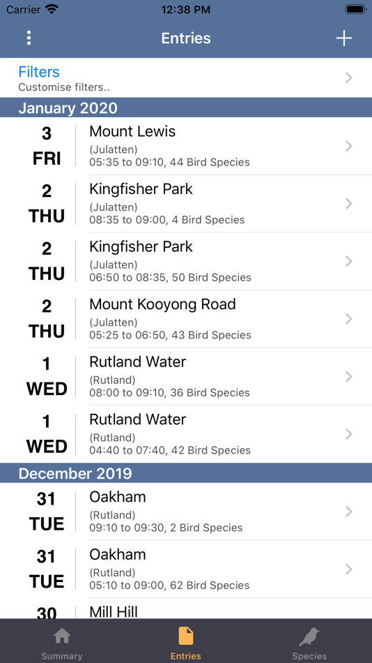 #2. Bird Journal (iOS) 由: Bluebird Technology Limited