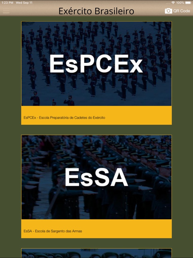 exército brasileiro (eb codes 2023)