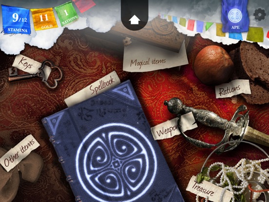 Sorcery! iPad app afbeelding 4