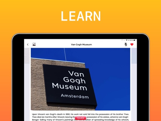 Van Gogh Museum Visitor Guide iPad screenshot 5 - Education app