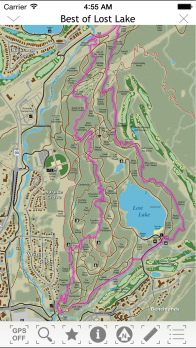 TrailMapps: Whistler Screenshot