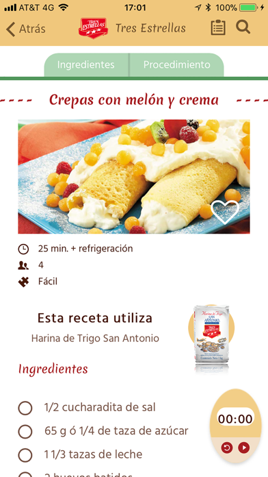 Recetario Tres Estrellas screenshot 3