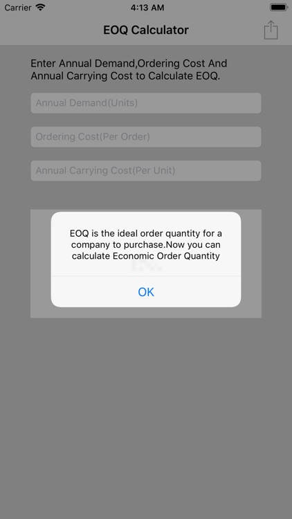 EOQ Calculator