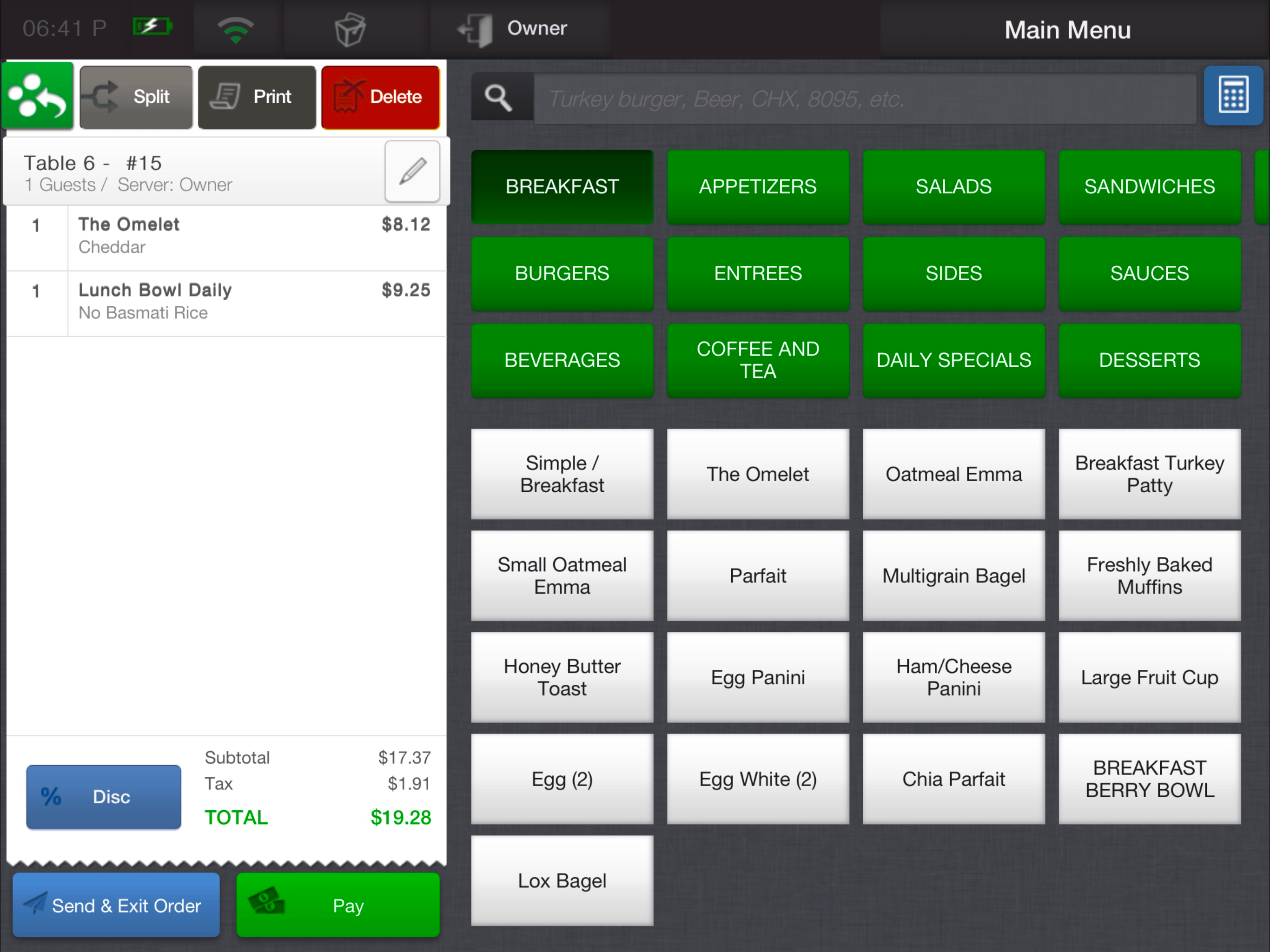 CAKE OrderPad screenshot 3