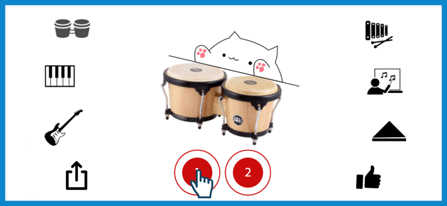 ‎Bongo Cat Musical Instruments Screenshot