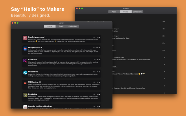 Makers: for Product Hunt(圖1)-速報App