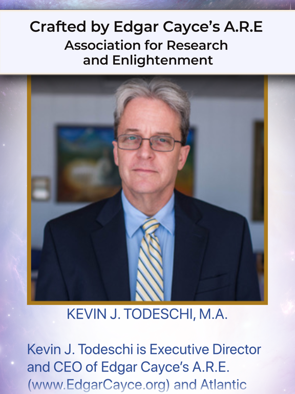 Edgar Cayce: Co-Creation iPad screenshot 4 - Lifestyle app