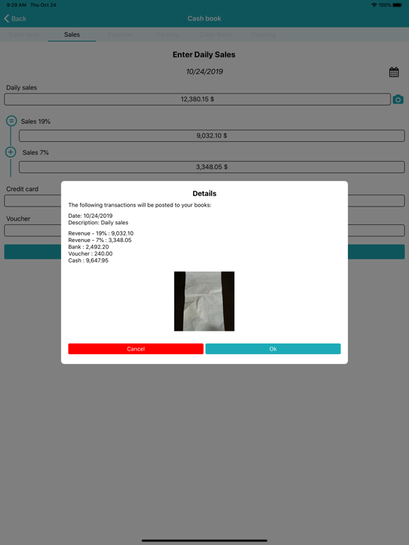 Screenshot #6 pour MoMoney - Your Cashbook App