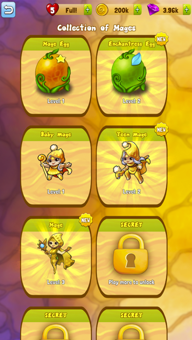 Merlin and Merge Games Screenshot