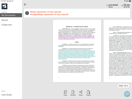 BlackBerry Edit iPad app afbeelding 3