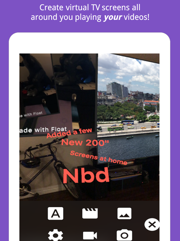 Screenshot #5 pour Float Camera – AR Video & Text