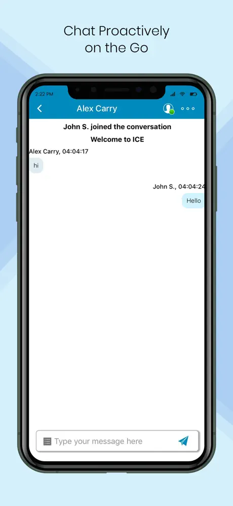 ICE Live Chat