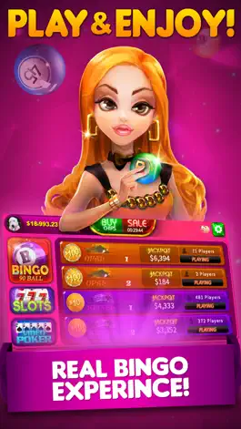 Game screenshot Bingo 90 Live : Vegas Slots mod apk