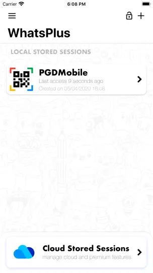 Captura de pantalla de Multi Messaging For WhatsApp en iPhone 10