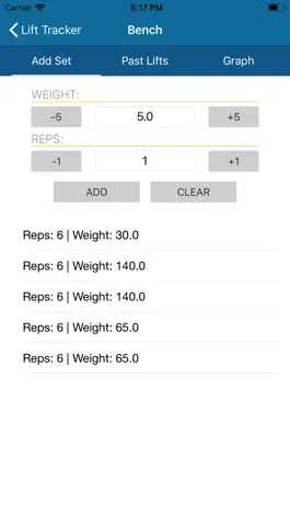 Game screenshot Weight Lift Tracker apk