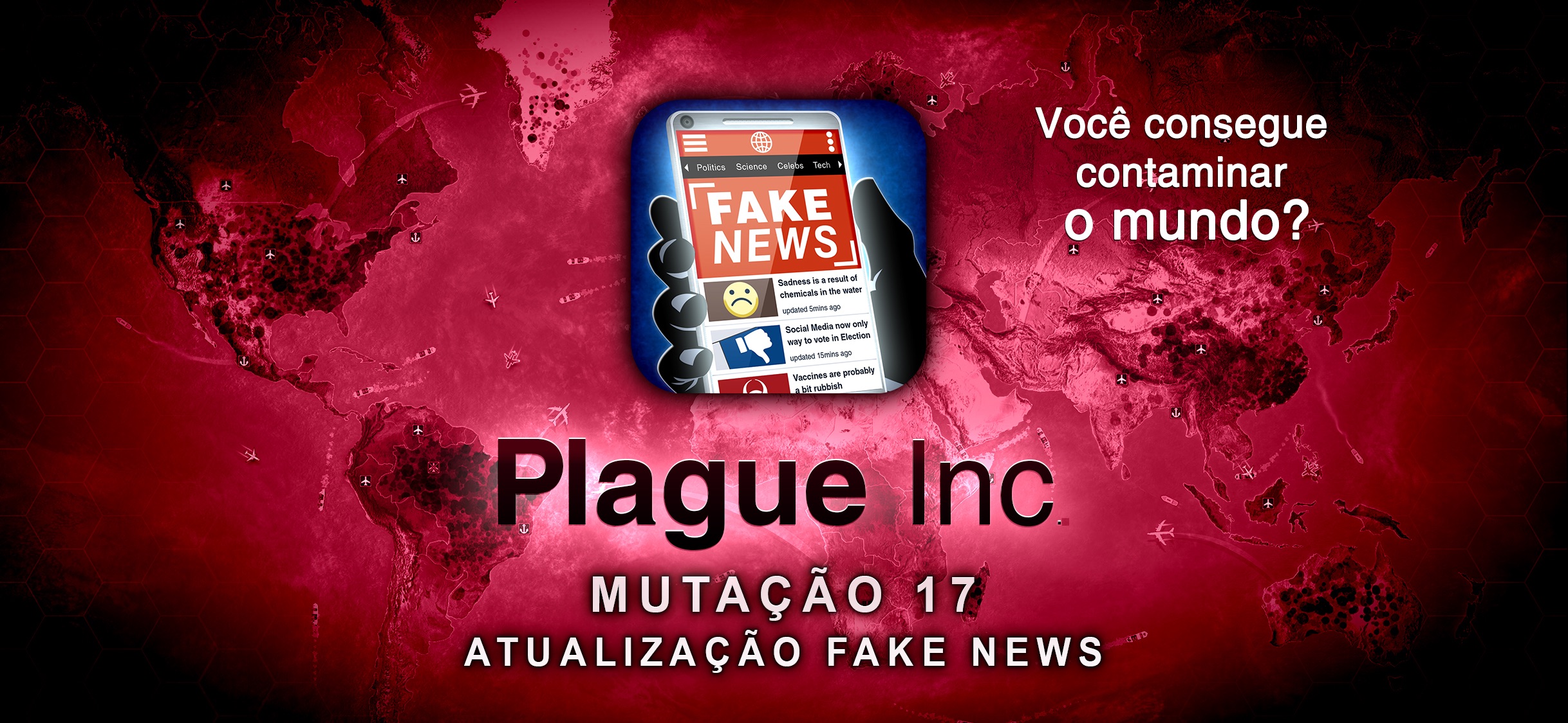 Screenshot do app Plague Inc.
