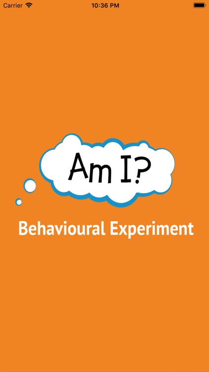 Am I? Behavioural Experiment