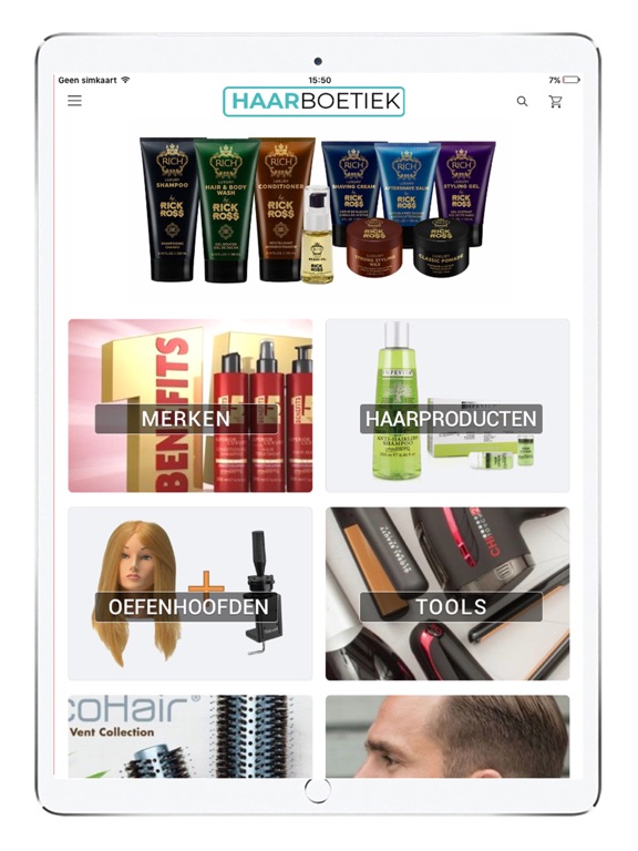 Screenshot #4 pour Haarboetiek.be - NL