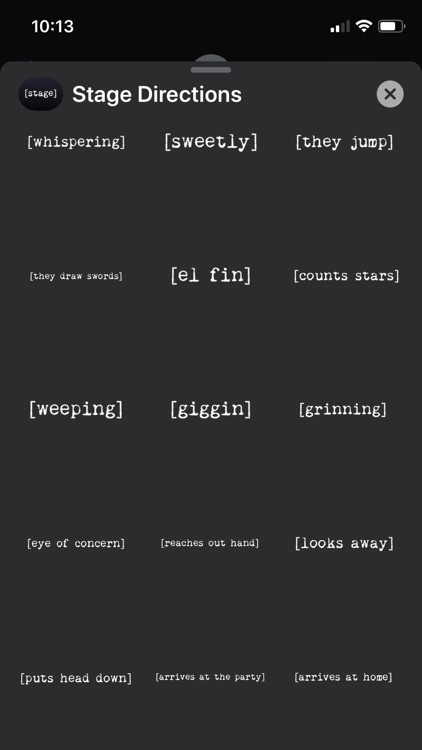 Stage Directions Stickers screenshot-6