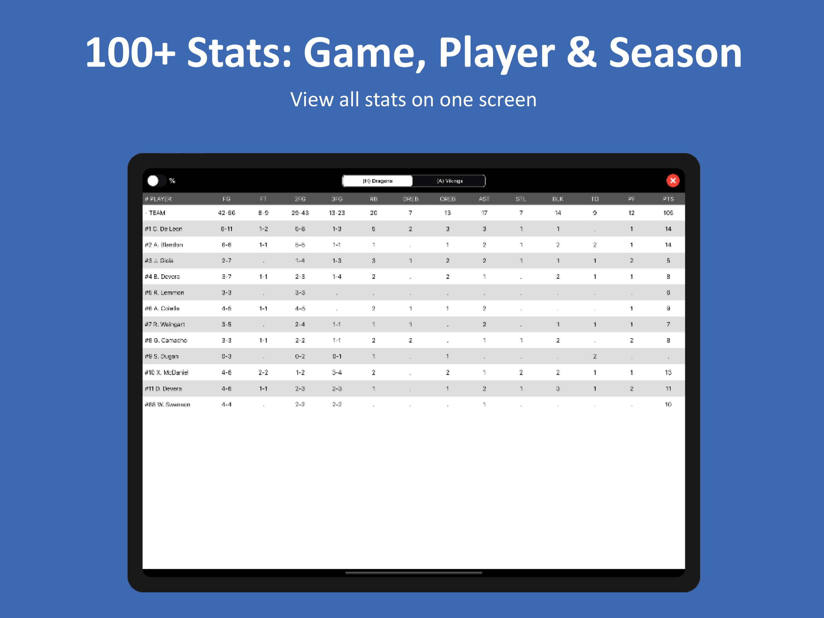 Hockey Scorebook + Stats screenshot 11